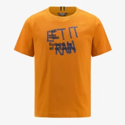 K-WAY P. Odom Let It Rain - T-Shirtstop - T-Shirt - Boy - Orange Md Online