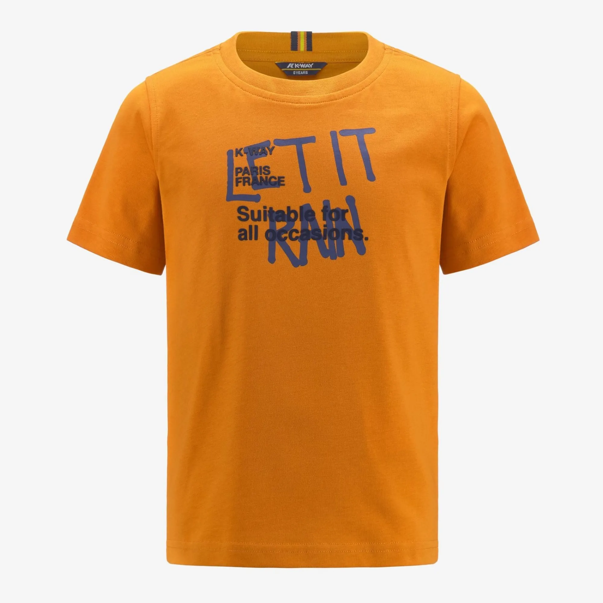K-WAY P. Odom Let It Rain - T-Shirtstop - T-Shirt - Boy - Orange Md Online