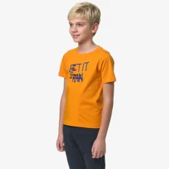K-WAY P. Odom Let It Rain - T-Shirtstop - T-Shirt - Boy - Orange Md Online
