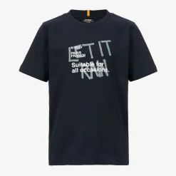 K-WAY P. Odom Let It Rain - T-Shirtstop - T-Shirt - Boy - Blue Depth Hot