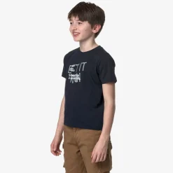 K-WAY P. Odom Let It Rain - T-Shirtstop - T-Shirt - Boy - Blue Depth Hot