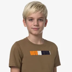 K-WAY P. Odom 70S Rain - T-Shirtstop - T-Shirt - Boy - Brown Corda Shop