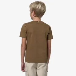 K-WAY P. Odom 70S Rain - T-Shirtstop - T-Shirt - Boy - Brown Corda Shop