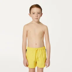 K-WAY P. Salt - Bathing Suits - Swimming Trunk - Boy - Yellow Sunstruck Hot