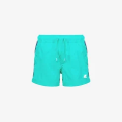 K-WAY P. Salt - Bathing Suits - Swimming Trunk - Boy - Green Marine Hot