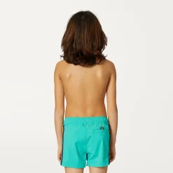K-WAY P. Salt - Bathing Suits - Swimming Trunk - Boy - Green Marine Hot