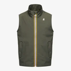 K-WAY P. Valen Stretch Nylon Jersey - Jackets - Vest - Boy - Green Blackish Sale