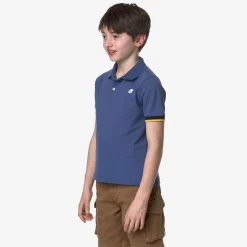 K-WAY P. Vincent - Polo Shirts - Polo - Boy - Blue Fiord Best Sale