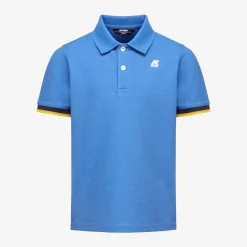 K-WAY P. Vincent - Polo Shirts - Polo - Boy - Blue Ultramarine Discount