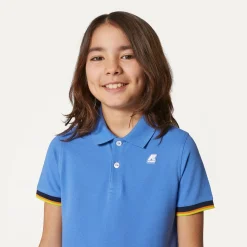 K-WAY P. Vincent - Polo Shirts - Polo - Boy - Blue Ultramarine Discount