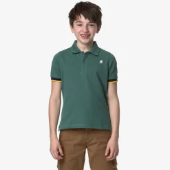 K-WAY P. Vincent - Polo Shirts - Polo - Boy - Green Palm Fashion