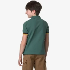 K-WAY P. Vincent - Polo Shirts - Polo - Boy - Green Palm Fashion