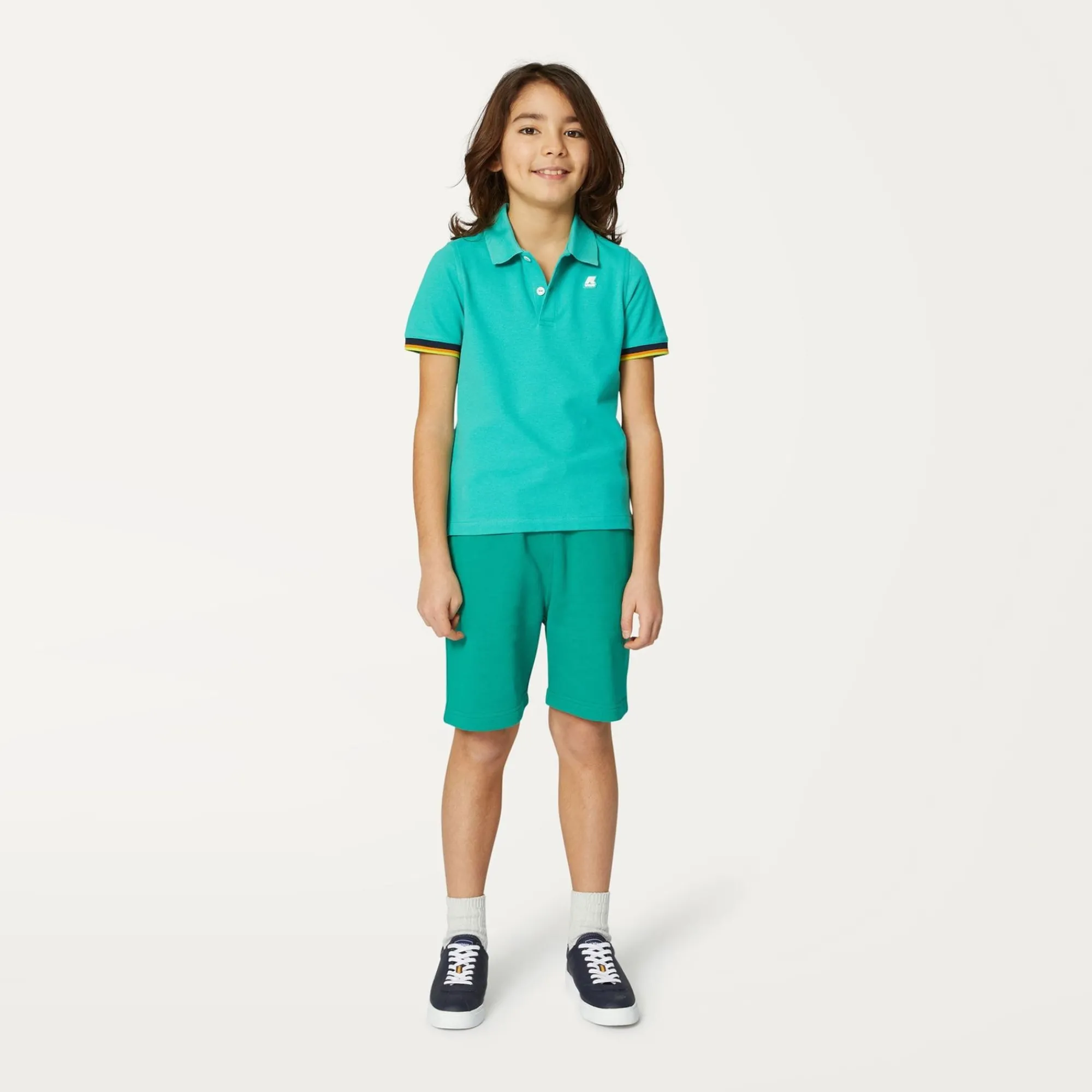 K-WAY P. Vincent - Polo Shirts - Polo - Boy - Green Marine Sale