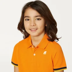 K-WAY P. Vincent - Polo Shirts - Polo - Boy - Orange Russet Sale