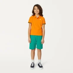 K-WAY P. Vincent - Polo Shirts - Polo - Boy - Orange Russet Sale