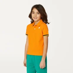 K-WAY P. Vincent - Polo Shirts - Polo - Boy - Orange Russet Sale