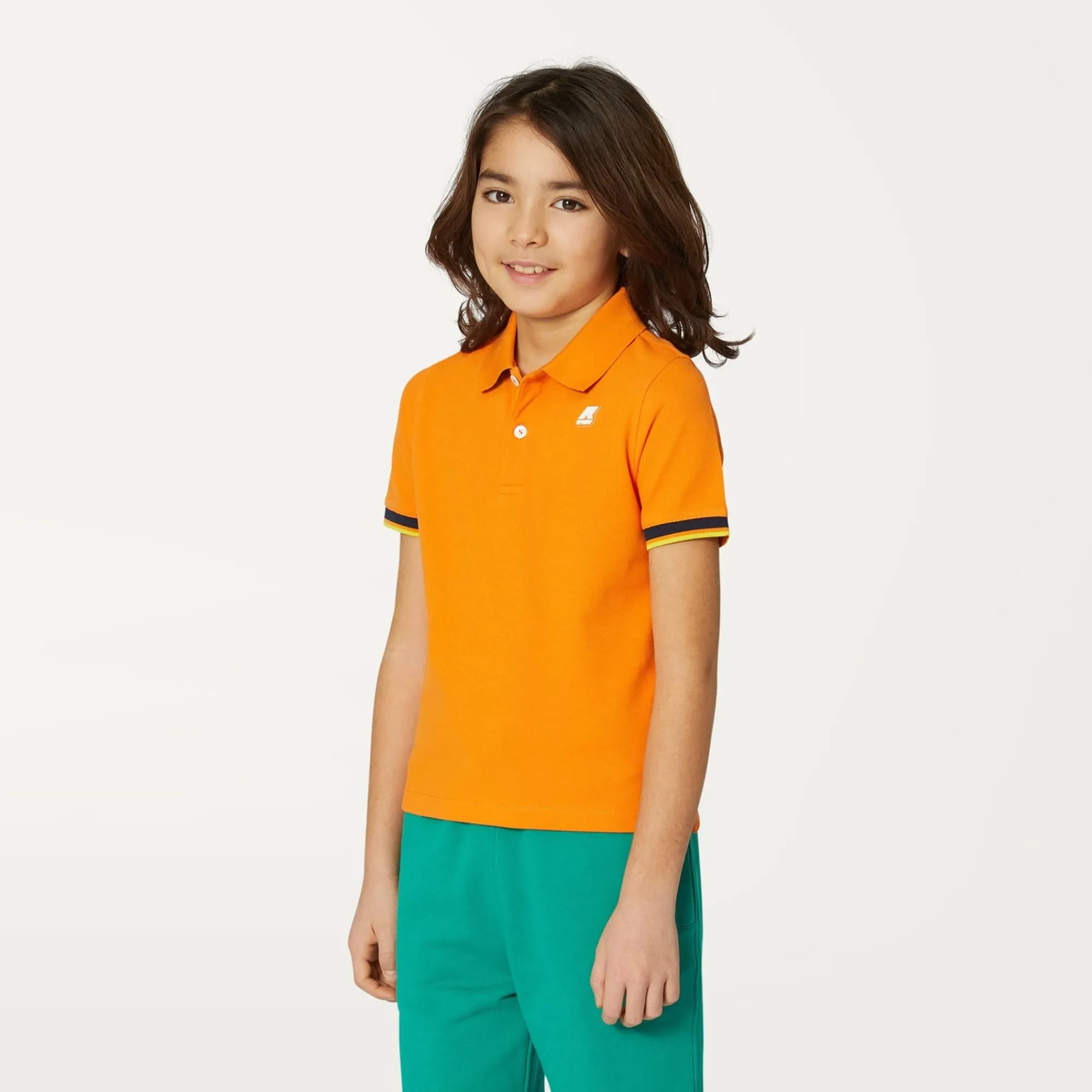 K-WAY P. Vincent - Polo Shirts - Polo - Boy - Orange Russet Sale