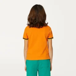K-WAY P. Vincent - Polo Shirts - Polo - Boy - Orange Russet Sale