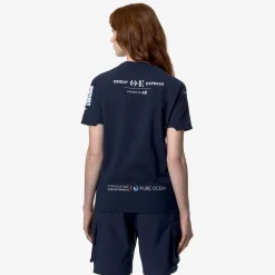 K-WAY Palulel Orient Express Team Ac - T-Shirtstop - T-Shirt - Unisex - Blue Dress Clearance