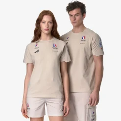 K-WAY Palulel Orient Express Team Ac - T-Shirtstop - T-Shirt - Unisex - Grey Vapor Cheap