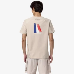 K-WAY Parot Orient Express Ac - T-Shirtstop - T-Shirt - Unisex - Grey Vapor Hot