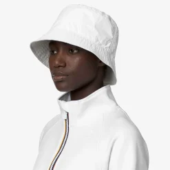 K-WAY Pascalle Plus Reversible - Headwear - Hat - Unisex - White-Beige Cheap