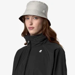 K-WAY Pascalle Plus Reversible - Headwear - Hat - Unisex - Black P-Beige Lt New