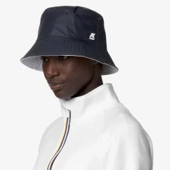 K-WAY Pascalle Plus Reversible - Headwear - Hat - Unisex - White-Blue Depth Fashion