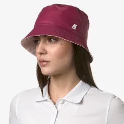 K-WAY Pascalle Plus Reversible - Headwear - Hat - Unisex - Pink Gardenia-Red Dk Outlet
