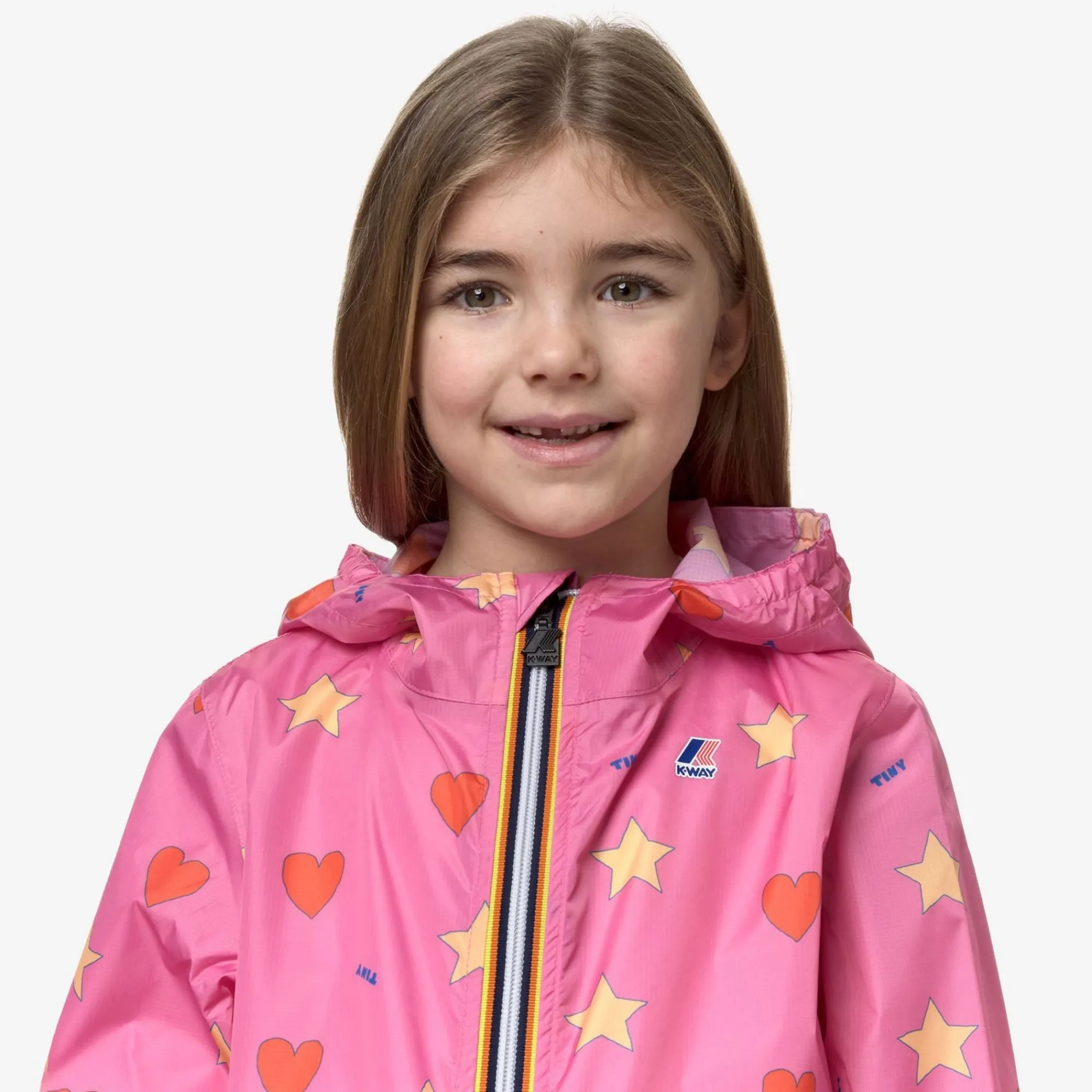 K-WAY P.Claude Tiny - Jackets - Mid - Kid Unisex - Tiny Hearts Cheap