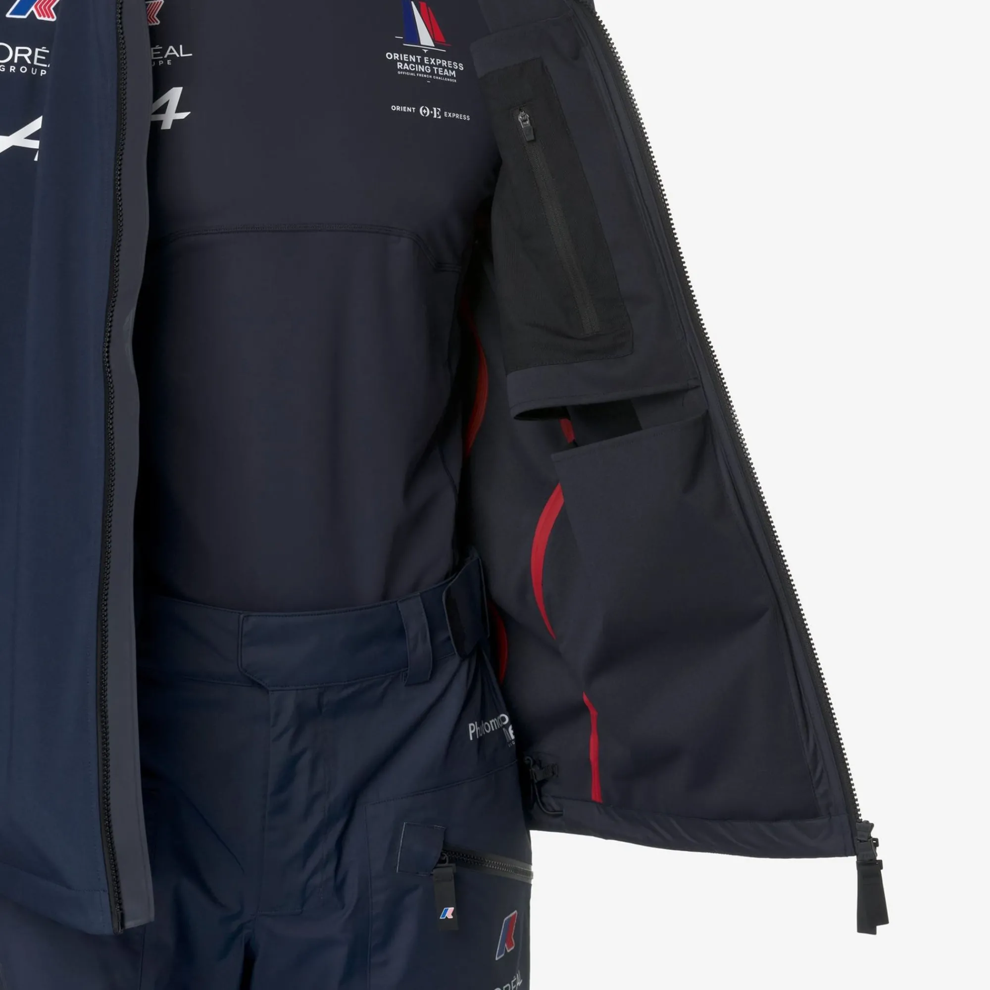 K-WAY Penthievre Orient Express Team Ac - Jackets - Mid - Unisex - Blue Dress Best