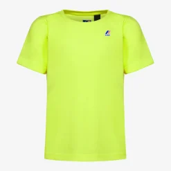 K-WAY P.Le Vrai Edouard Fluo - T-Shirtstop - T-Shirt - Kid Unisex - Yellow Soleil Best Sale