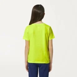 K-WAY P.Le Vrai Edouard Fluo - T-Shirtstop - T-Shirt - Kid Unisex - Yellow Soleil Best Sale