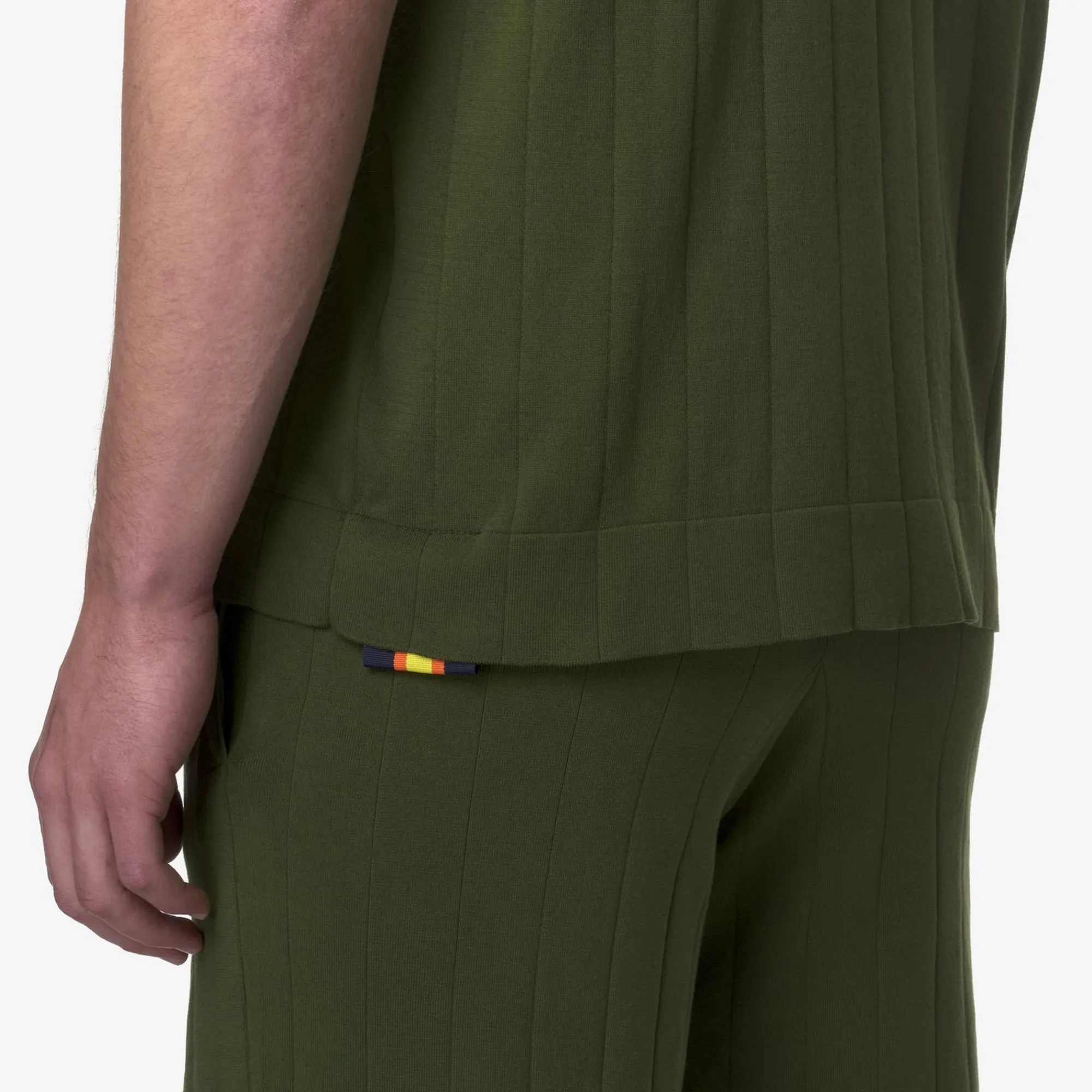 K-WAY Pleynel Knitted - Knitwear - Polo - Unisex - Green Sphagnum Flash Sale