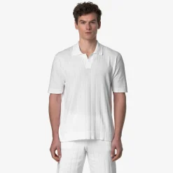 K-WAY Pleynel Knitted - Knitwear - Polo - Unisex - White Shop