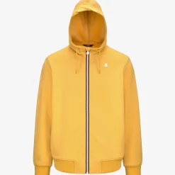 K-WAY Rainer Light Spacer - Fleece - Jacket - Man - Yellow Mimosa Fashion