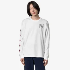 K-WAY Roxbury Hurricane - T-Shirtstop - T-Shirt - Unisex - White Natural Fashion