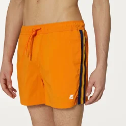 K-WAY Salt - Bathing Suits - Swimming Trunk - Man - Orange Russet Outlet
