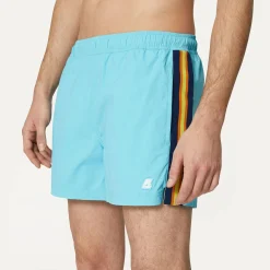 K-WAY Salt - Bathing Suits - Swimming Trunk - Man - Azure Dusty Online