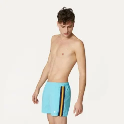 K-WAY Salt - Bathing Suits - Swimming Trunk - Man - Azure Dusty Online