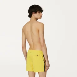 K-WAY Salt - Bathing Suits - Swimming Trunk - Man - Yellow Sunstruck Best Sale