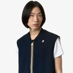 K-WAY Sandor Light Spacer - Fleece - Vest - Man - Blue Depth Sale