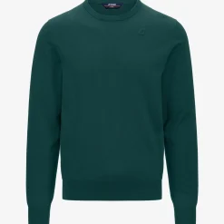 K-WAY Sebastien Cotton Ps - Knitwear - Pullover - Man - Green June Clearance