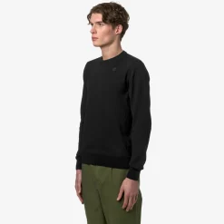 K-WAY Sebastien Cotton Ps - Knitwear - Pullover - Man - Black Pure New