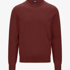 K-WAY Sebastien Cotton Ps - Knitwear - Pullover - Man - Brown Fiery Cheap