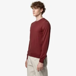 K-WAY Sebastien Cotton Ps - Knitwear - Pullover - Man - Brown Fiery Cheap