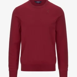 K-WAY Sebastien Cotton Ps - Knitwear - Pullover - Man - Red Dk Best