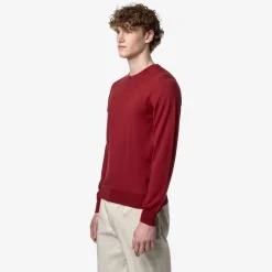 K-WAY Sebastien Cotton Ps - Knitwear - Pullover - Man - Red Dk Best