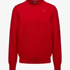K-WAY Sebastien Cotton Ps - Knitwear - Pullover - Man - Red Flash Sale