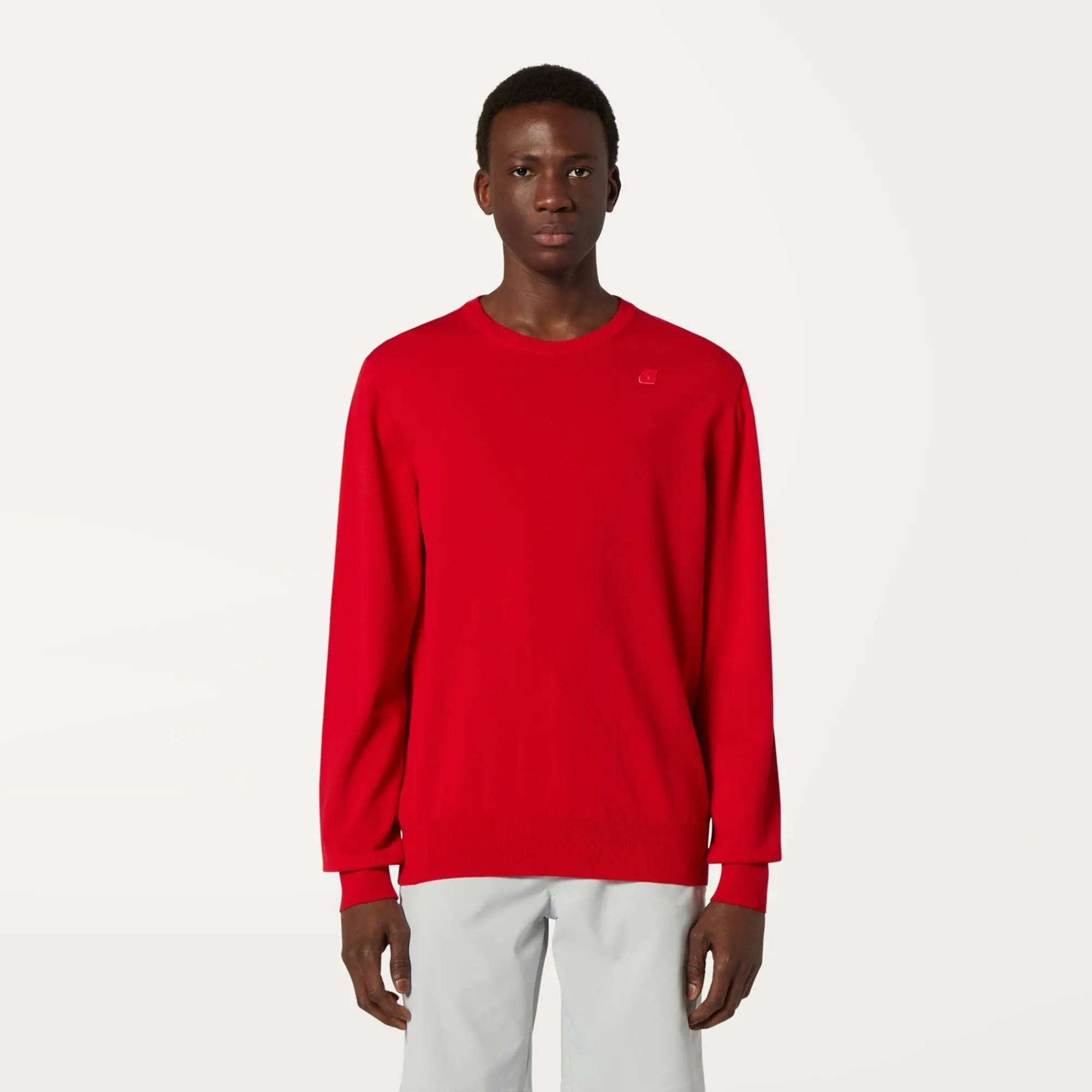 K-WAY Sebastien Cotton Ps - Knitwear - Pullover - Man - Red Flash Sale